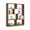 Bücherregal Standregal Nussbraun MDF rechteckig 100 x 30 x 180 cm