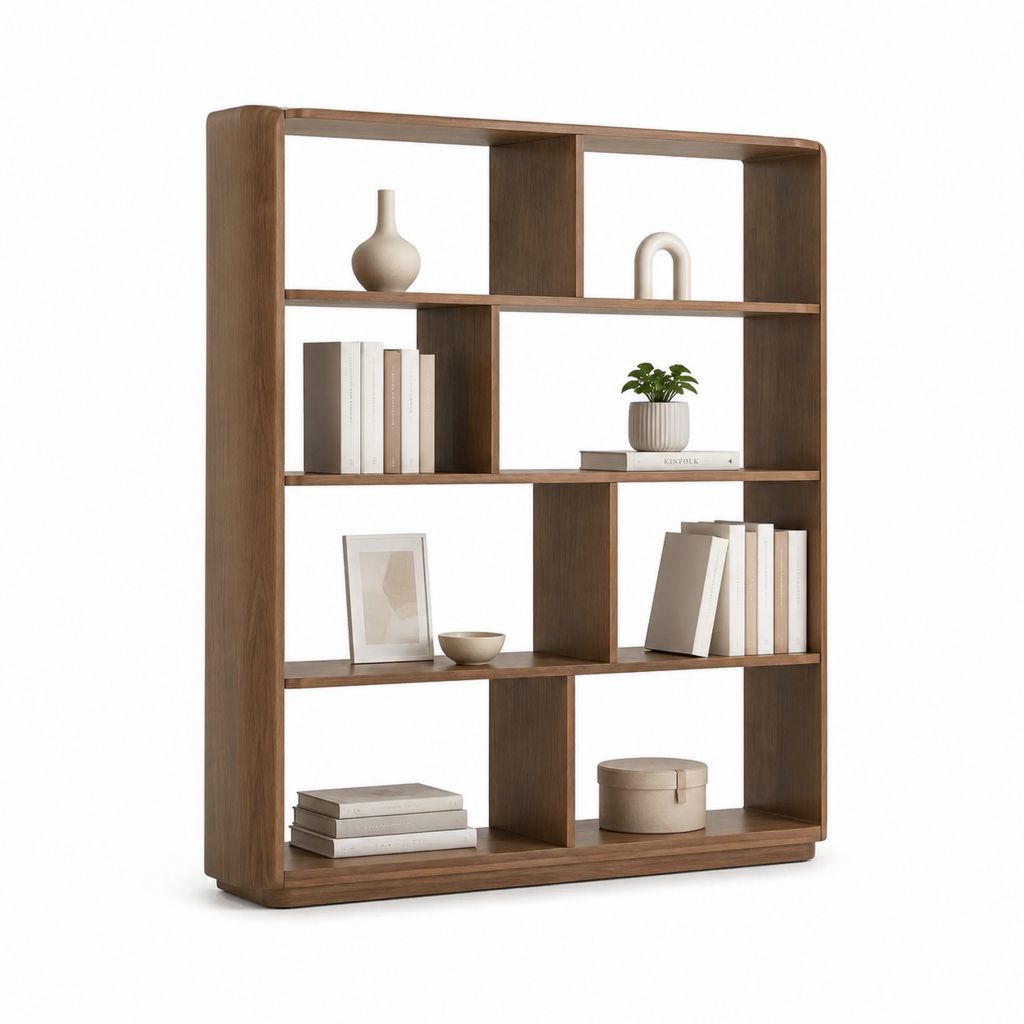 Bücherregal Standregal Nussbraun MDF rechteckig 100 x 30 x 180 cm